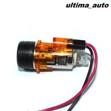 Orange cigarette lighter 12v - cigarette,