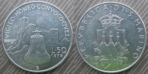 San marino 50 lire 1979 - #,
