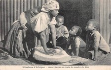Cpa Missioni D'Africa Giovane