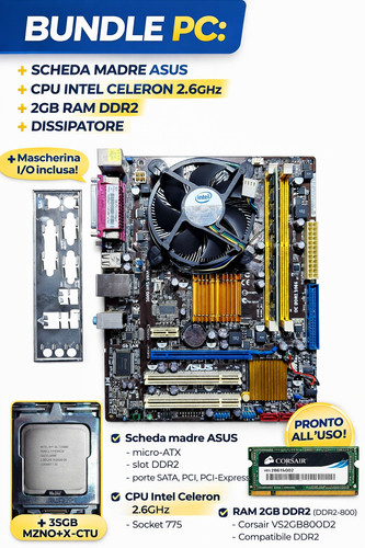 Bundle scheda madre asus - bundle:,
