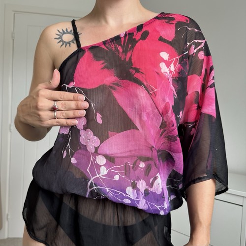 Top jane norman nero rosa - top,