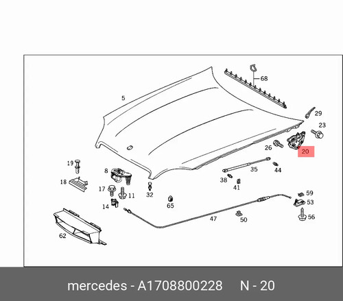 Nuova cerniera mercedes - nuova, mercedes-benz