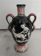 PICCOLA ANFORA BIANSATA SCENE MITOLOGICHE MANIF. MARMACA SAN MARINO. CON DIFETTO