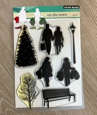 Penny Black On The Town Stamp