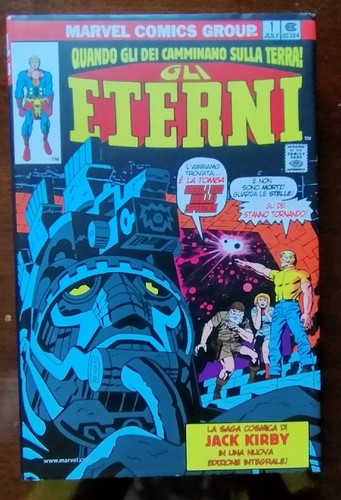 Marvel omnibus gli eterni - omnibus, jack