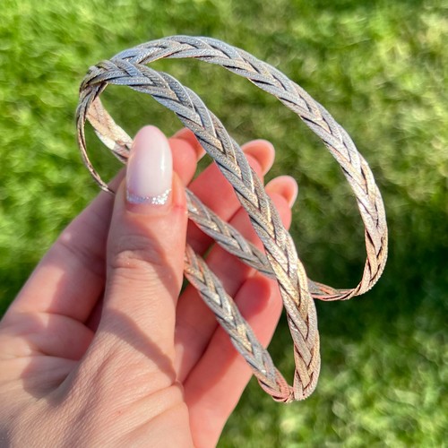 Collana catena intrecciata