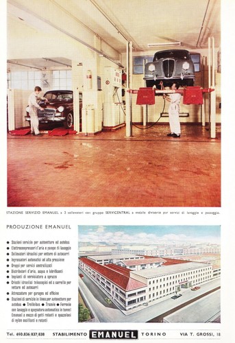 Pubblicita 1955 stazione di - stazione,