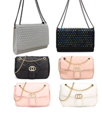 Borsa donna con patta tracolla
