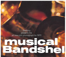 Musical Bandshell Seeburg Jukebox Arcade volantino / brochure / pubblicità - pieghevole