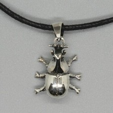 Ciondolo scarabeo 925 - scarabeo, argento