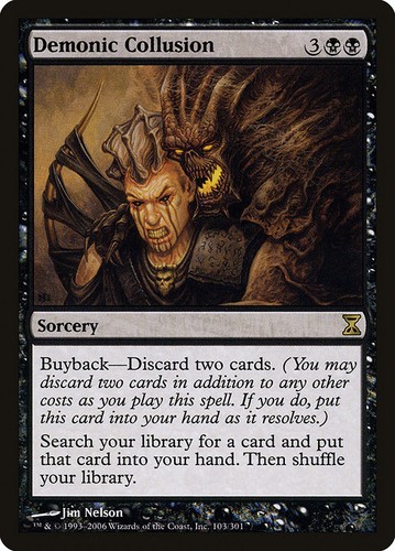Mtg demonic collusion - mtg,