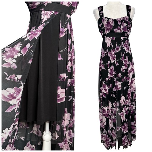Maxi abito vintage nero - abito, 8