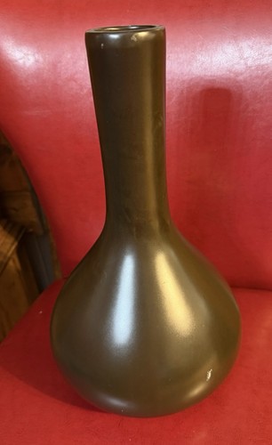 Vaso scultura ceramica - , fiori