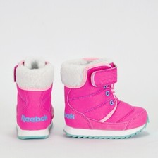 Reebok Snow Prime Inverno Stivali Ragazza Nevicata Scarpa Caldo Pelo Fucsia