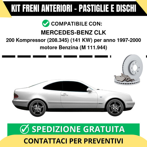 Kit freni anteriori - kit,