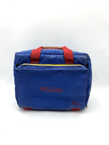 Nintendo nes bag blue travel - nes,