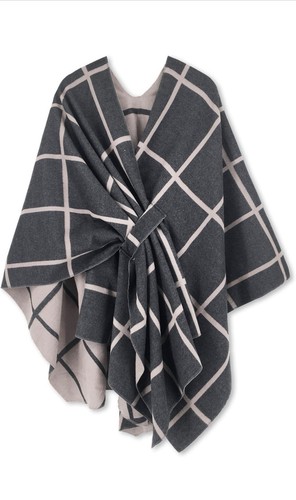 Poncho donna moss - moss, scialle