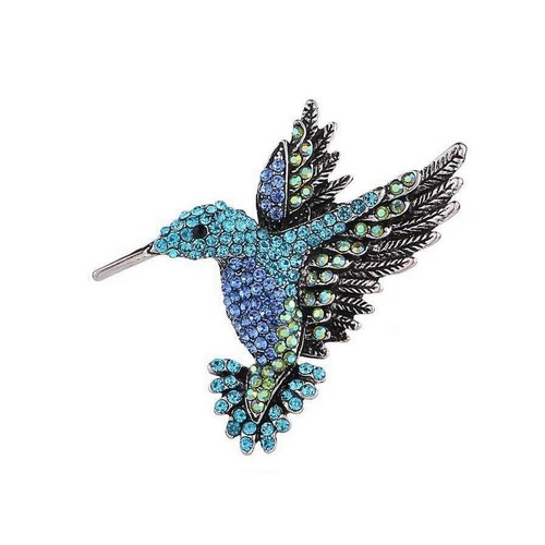 Broche bijou oiseau colibri - broche,