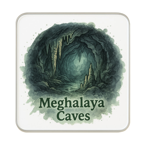 Grotte meghalaya india - di, meghalaya,