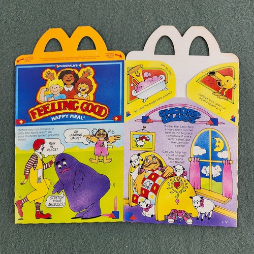 Scatola happy meal mcdonald - scatola,