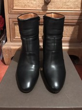 Stivaletti Chie Mihara 'Ebro' neri in pelle liscia con tacco UK 6/EU 39