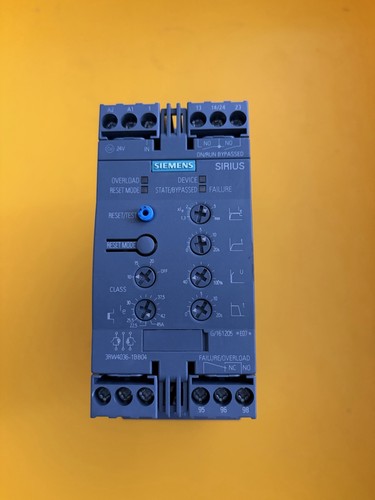 Siemens sirius soft start - sirius,