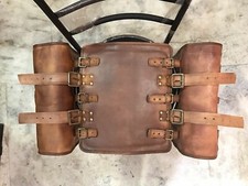 Borsa grande moto due borse marsupio laterale sedile pelle borse sella borse ...