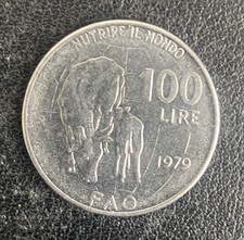 RARA Moneta 100 lire FAO