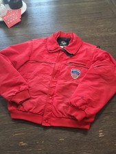 Giacca da sci vintage uomo anni 80 Robbe rossa istruttore pattuglia di sci taglia media 
