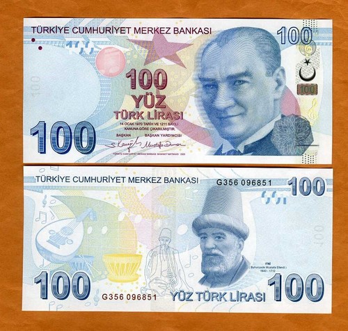 Turchia 100 lire 2009 - 100,