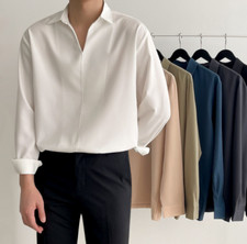 Mens Silk Shirt Simple