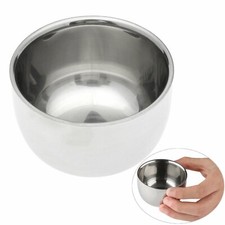 Tazza da barba in acciaio inox