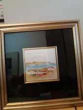 Quadro su lastra d'argento pittore Nello Cantarini