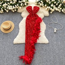 Vestito Abito Elegante Lungo