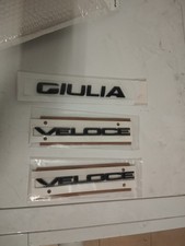 Loghi Alfa Romeo Giulia VELOCE