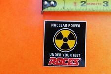 ROCES Inline Skates Nuclear Power ROLLERBLADING Vintage INLINE Skating STICKER
