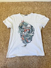 T-shirt bianca uomo Cyber