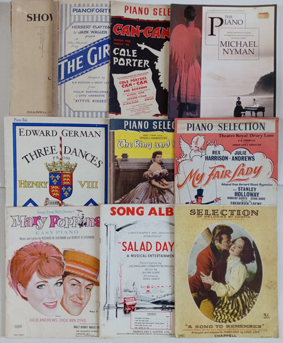 Vintage piano sheet music - sheet,