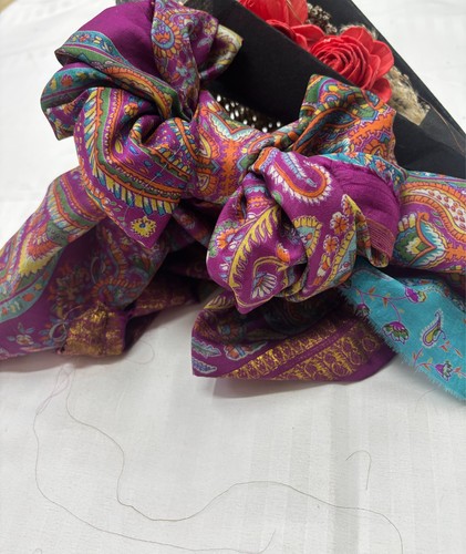 Sciarpa seta vintage - sciarpa,