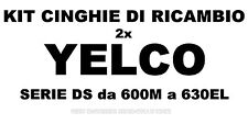 KIT CINGHIE DI RICAMBIO 2 x CINE PROIETTORE YELCO DS 600M,607M,610M,620ML,630EL