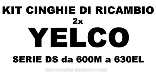 Kit cinghie ricambio x - ricambio,
