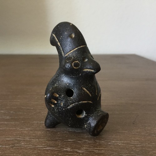 Fischietto ceramica uccellino