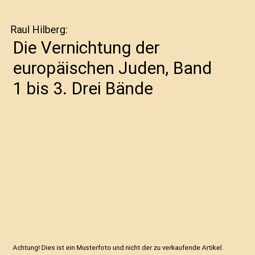 Die vernichtung der - die,