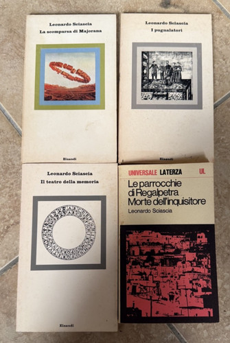 Lotto libri leonardo sciascia - leonardo,