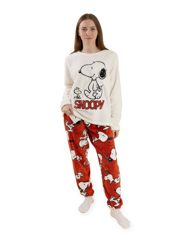 Peanuts rosso snoopy pigiama - peanuts, a