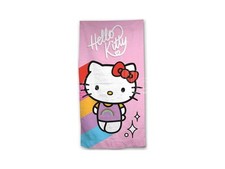 Telo Mare Poliestere Hello Kitty Arcobaleno 70x140cm Hello Kitty - Accessori