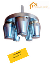 BICCHIERATRICE BICCHIERE PER PLUVIALE 80 SVASATORE ATTACCO TRAPANO