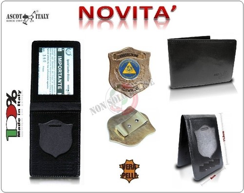 Portadocumenti con placca - +,