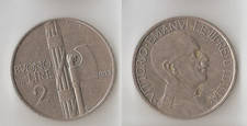Italy 2 lire 1923 Vittorio