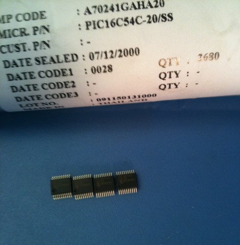 Pic16c54c ss microchip - 4x,